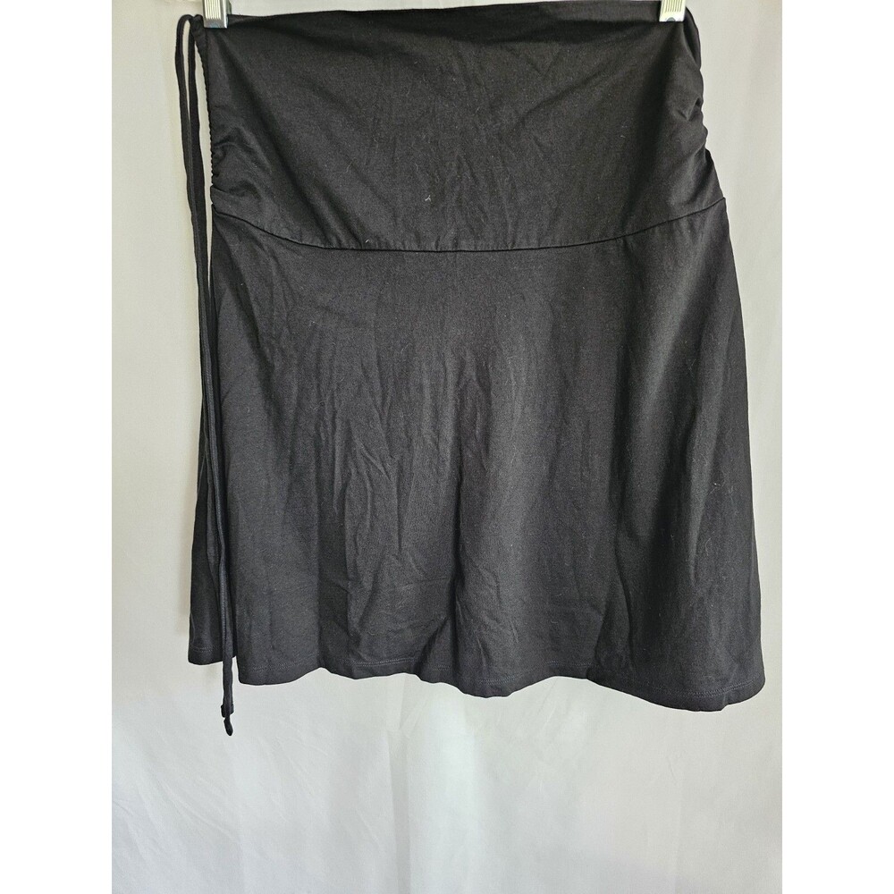 Patagonia Size Large Womens Black Athletic Outdoor Organic Cotton Skirt NWT